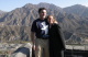 Governor Pawlenty and First Lady Mary Pawlenty take in the scenery surrounding the Great Wall of Chi...