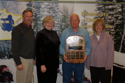 Lt. Governor Carol Molnau at the 2007 MNUSA Snowmobile Rendezvous -- February 9, 2007...