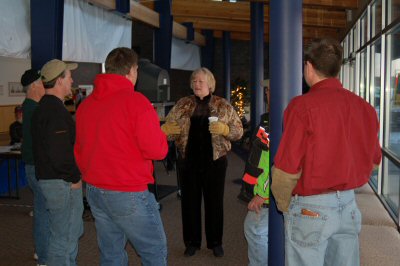 Lt. Governor Carol Molnau at the 2007 MNUSA Snowmobile Rendezvous -- February 9, 2007...