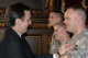 Governor Pawlenty presents awards at the Minnesota National Guard Reintegration Awards Ceremony, whi...