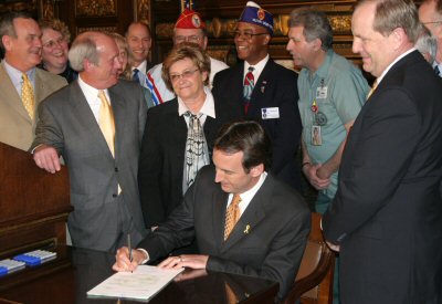 Governor Pawlenty signs into law a bill designating March 29 as Vietnam Veterans Day in Minnesota.  ...