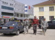 Governor Tim Pawlenty walks through Vitina, Kosovo with Minnesota Army National Guard soldiers.   Go...