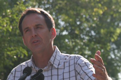 Governor Pawlenty speaks at the Official Announcement of the Old Cedar Avenue Bridge Project -- Augu...