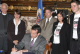 Governor Pawlenty, joined by U.S. Senator Amy Klobuchar, Secretary of State Mark Ritchie, Bishop Pet...