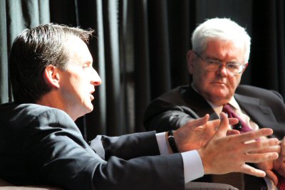 Governor Pawlenty and former U.S. House Speaker Newt Gingrich, founder of the Center for Health Tran...