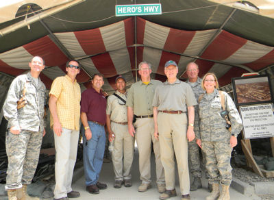 Governor Pawlenty visits with soldiers in Afghanistan -- July 21, 2010...