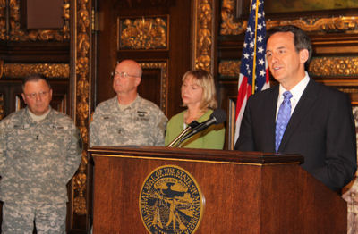 Governor Pawlenty announces the appointment of Major General Richard C. Nash to be the 30th Adjutant...